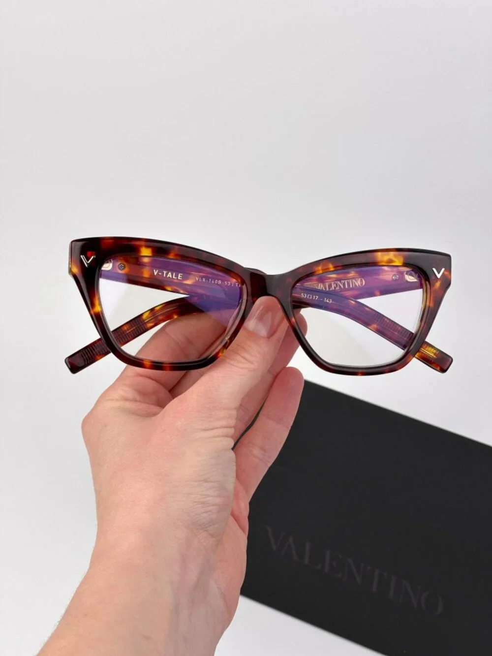 Valentino V-TALE VLX-140 B Cat Eye Eyeglasses – Havana